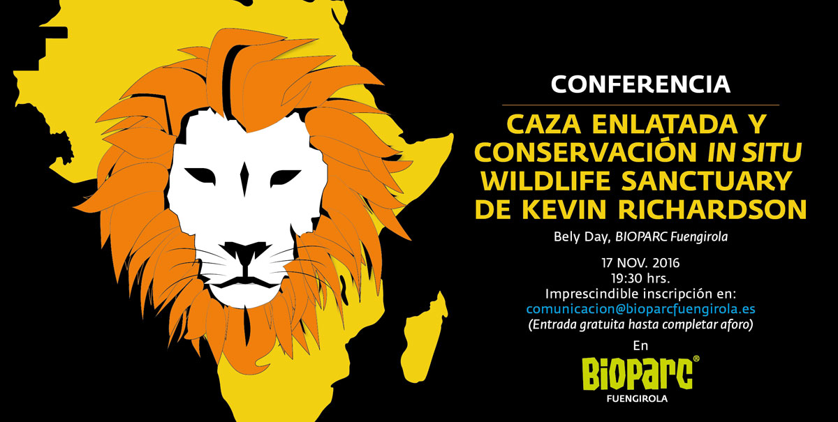 Conferencia – Caza enlatada y conservación ‘in situ’ Wildlife Sanctuary de Kevin Richardson