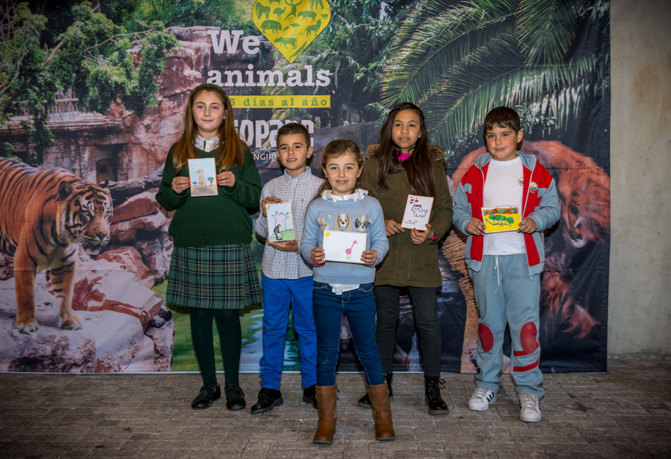 Entrega de premios de la primera edición del concurso de dibujo ‘Mi animal favorito’