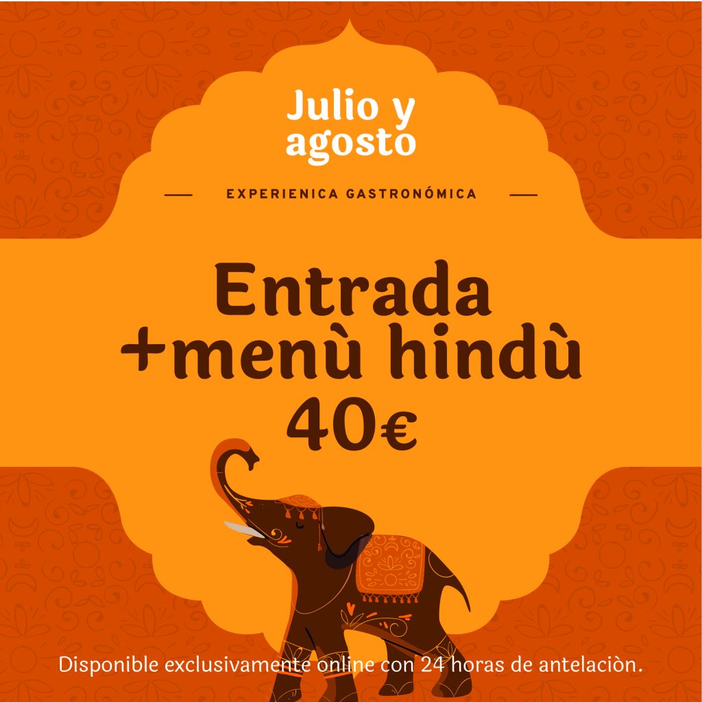 Entrada más cena hindu bioparc fuengirola