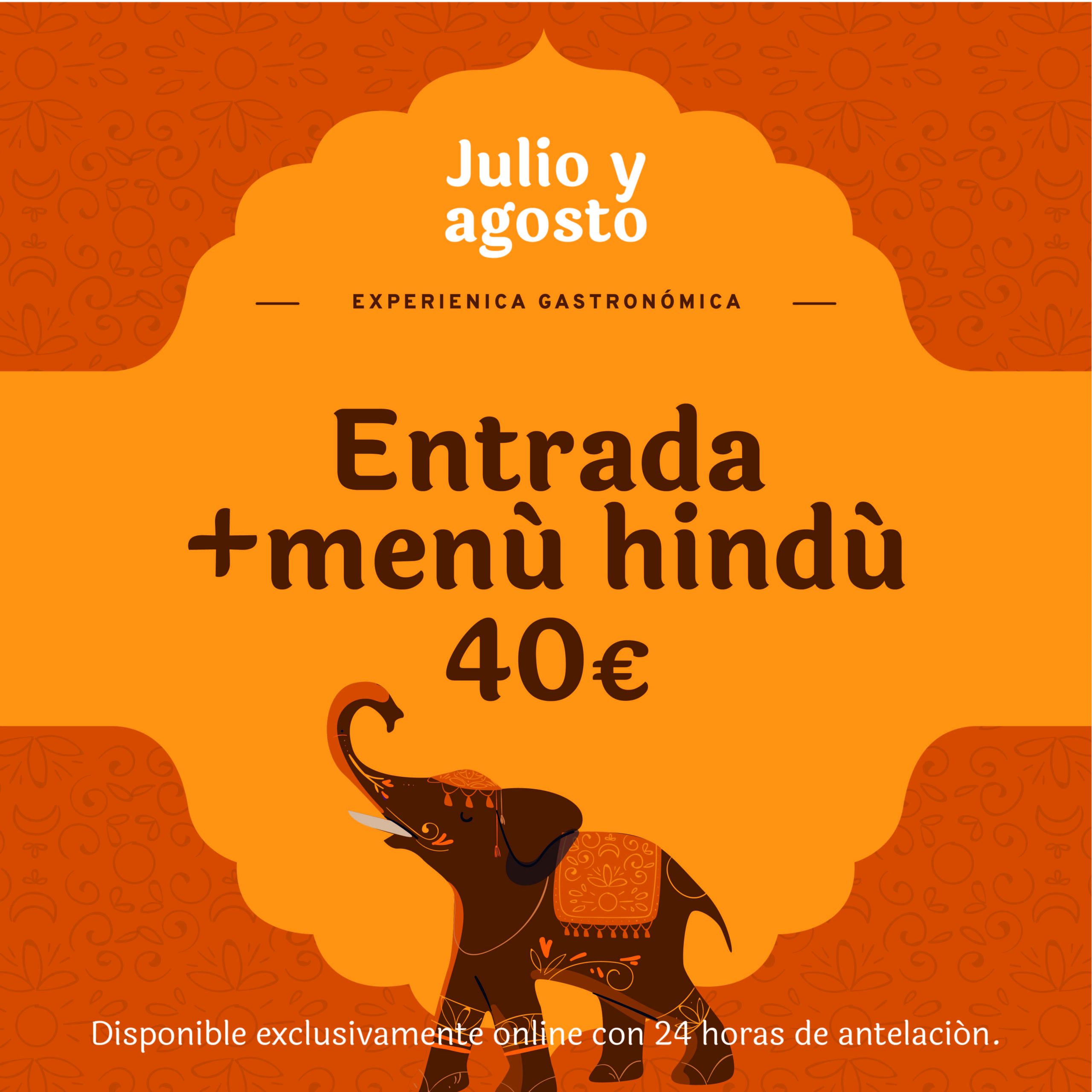 Entrada más cena hindu bioparc fuengirola